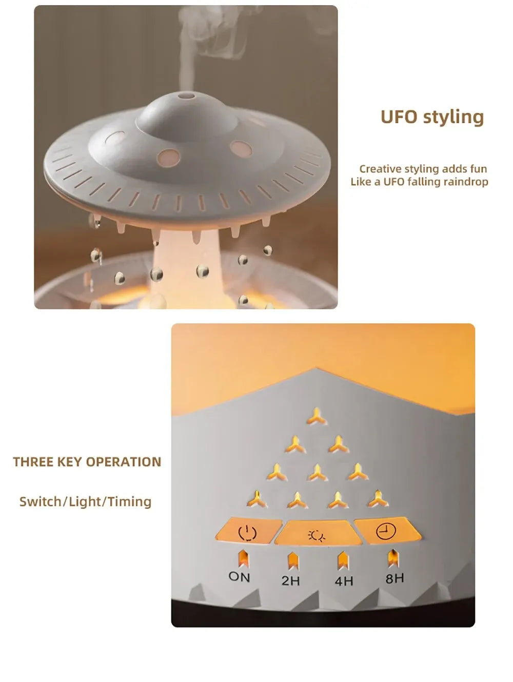 Humidifier Ultrasonic Aromatherapy UFO
