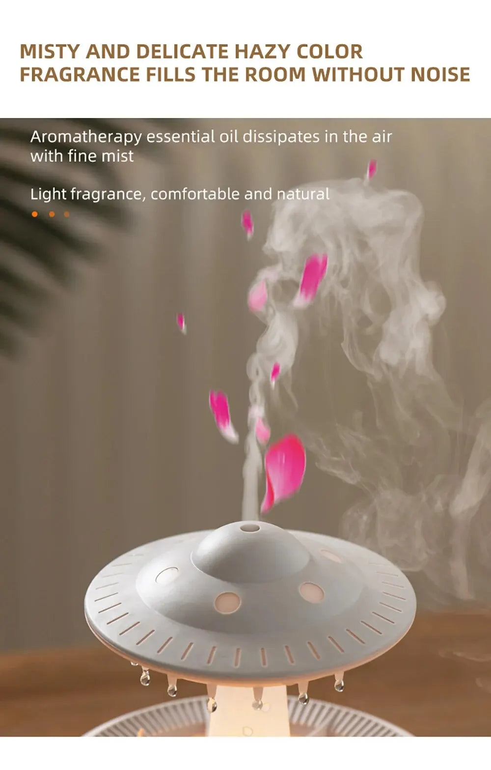 Humidifier Ultrasonic Aromatherapy UFO