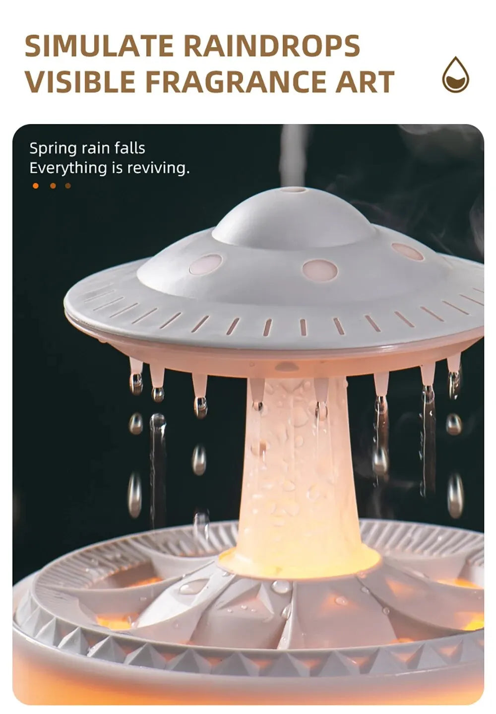 Humidifier Ultrasonic Aromatherapy UFO