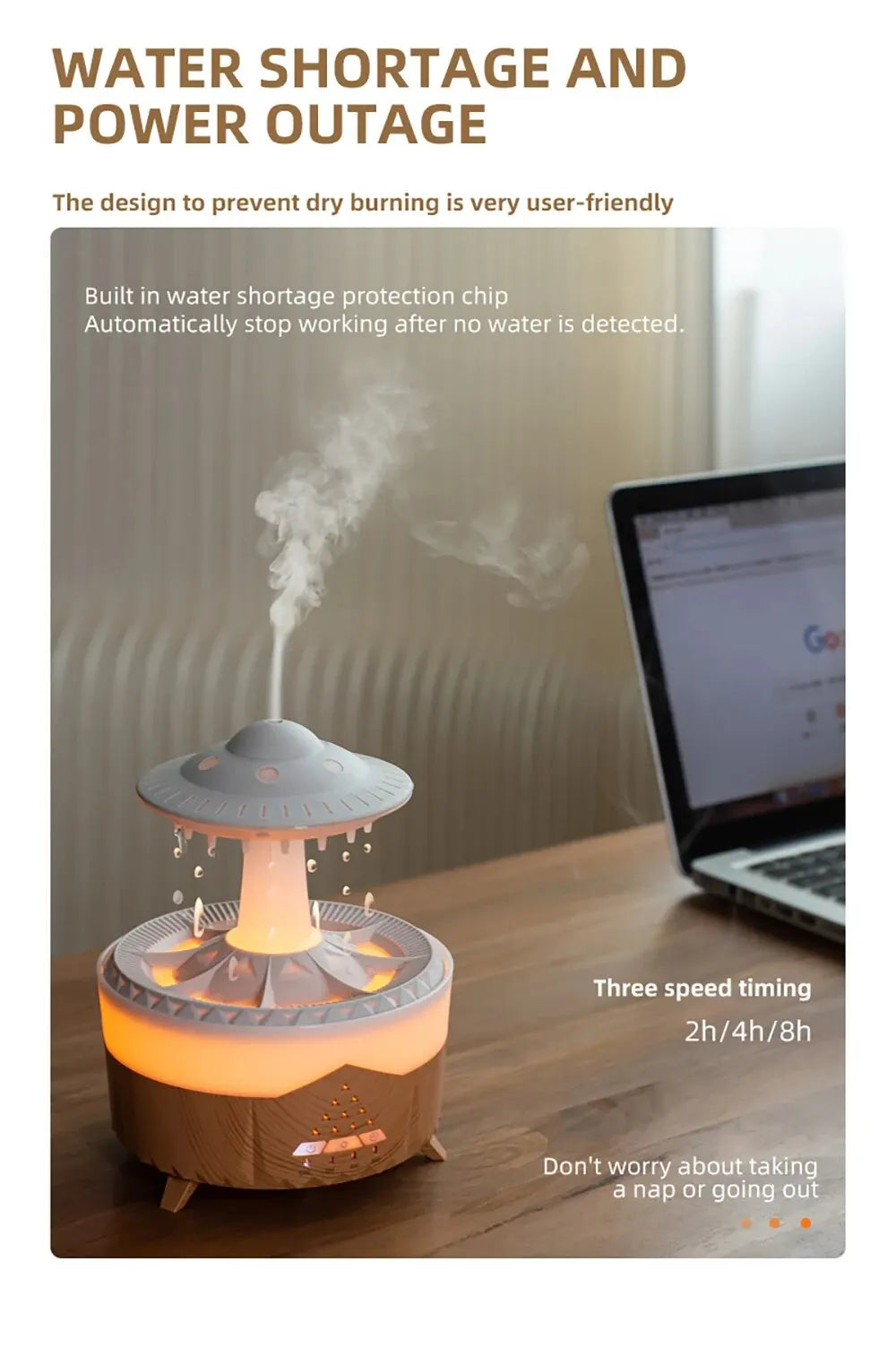 Humidifier Ultrasonic Aromatherapy UFO