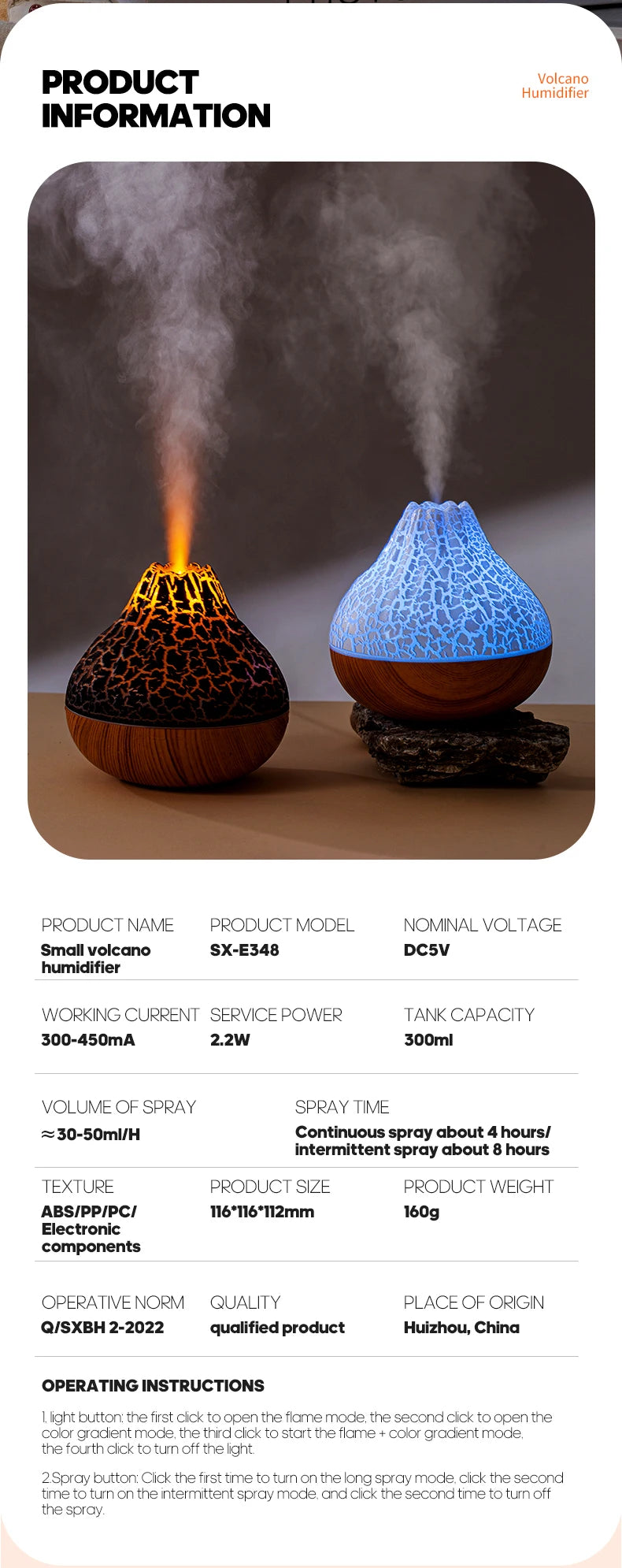 Volcano Aroma Diffuser